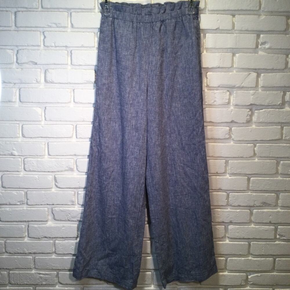 Express Wide Leg High Rise Pull On Pants S